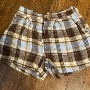 Tillys plaid flannel shorts